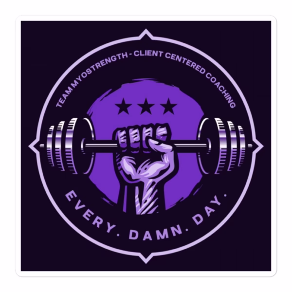 Myo Strength Logo Sticker